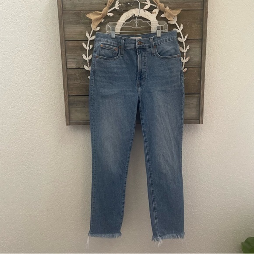 Madewell the perfect vintage jean raw hem size 28